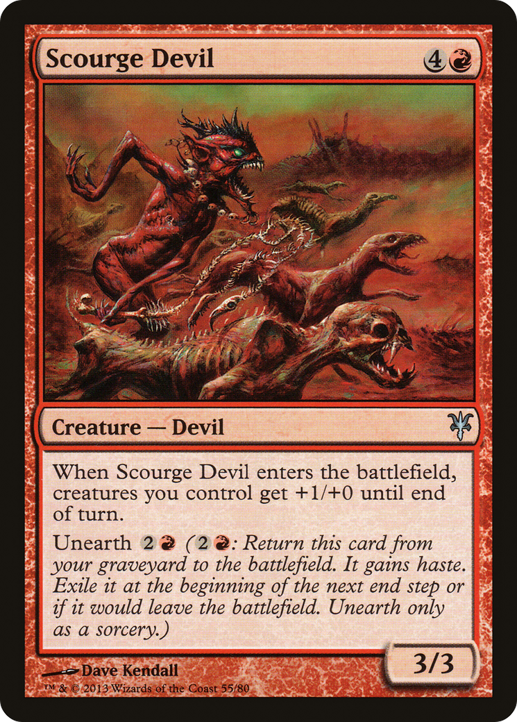 {C} Scourge Devil [Duel Decks: Sorin vs. Tibalt][DDK 055]