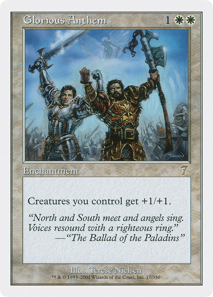 {R} Glorious Anthem [Seventh Edition][7ED 017]