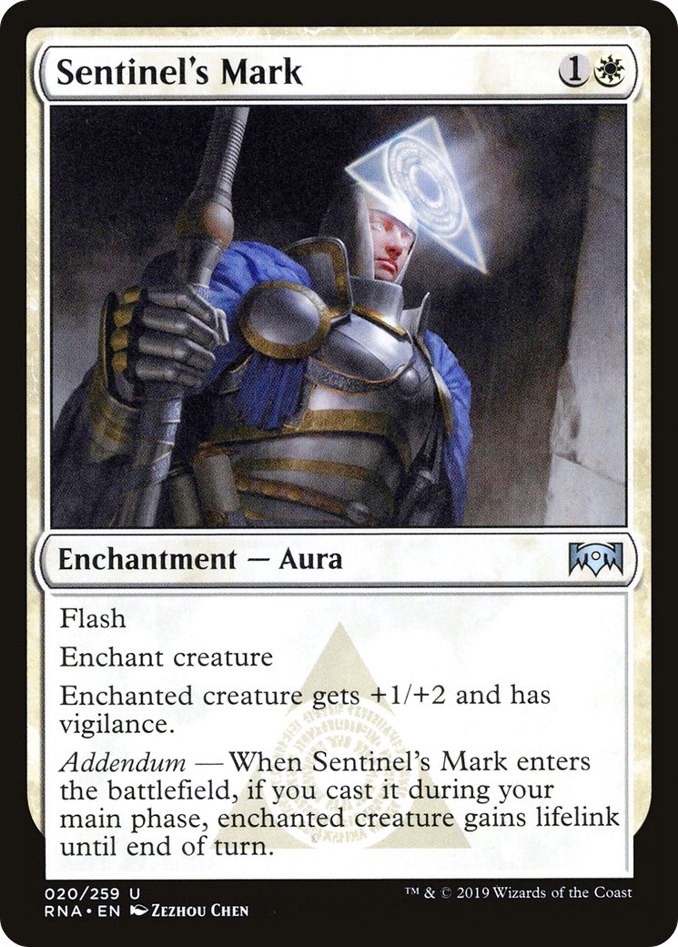 {C} Sentinel's Mark [Ravnica Allegiance][RNA 020]