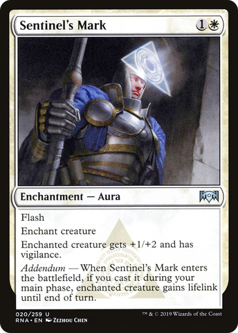 {C} Sentinel's Mark [Ravnica Allegiance][RNA 020]