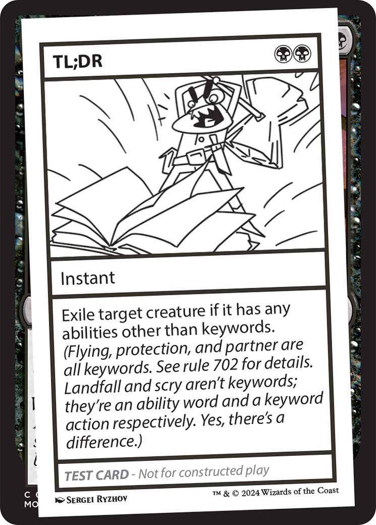 {C} TL;DR [Mystery Booster 2 Playtest Cards][MB2 PLAYTEST]