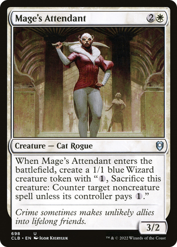 {C} Mage's Attendant [Commander Legends: Battle for Baldur's Gate][CLB 698]