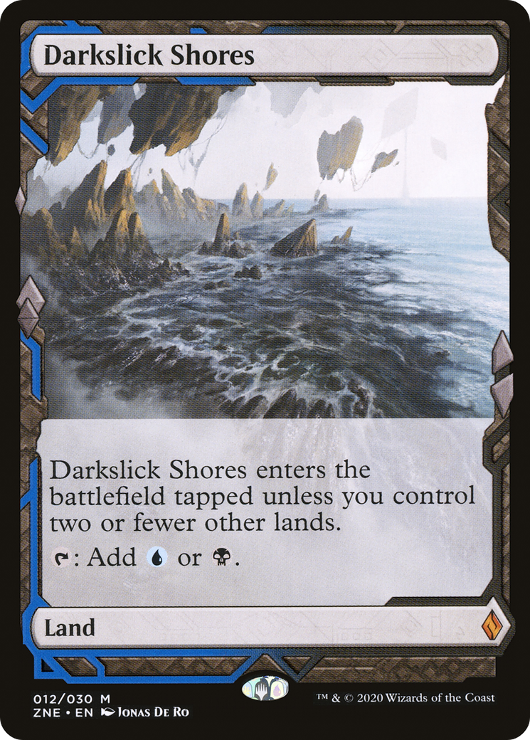 {R} Darkslick Shores (Expeditions) [Zendikar Rising Expeditions][ZNE 012]