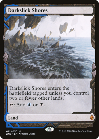 {R} Darkslick Shores (Expeditions) [Zendikar Rising Expeditions][ZNE 012]