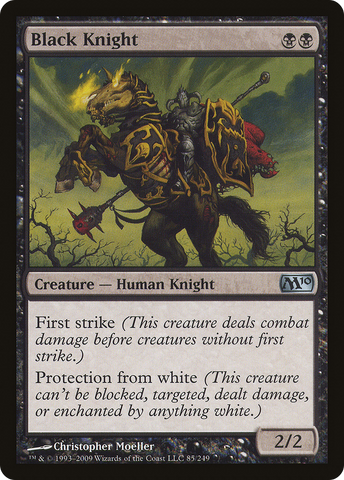 {C} Black Knight [Magic 2010][M10 085]
