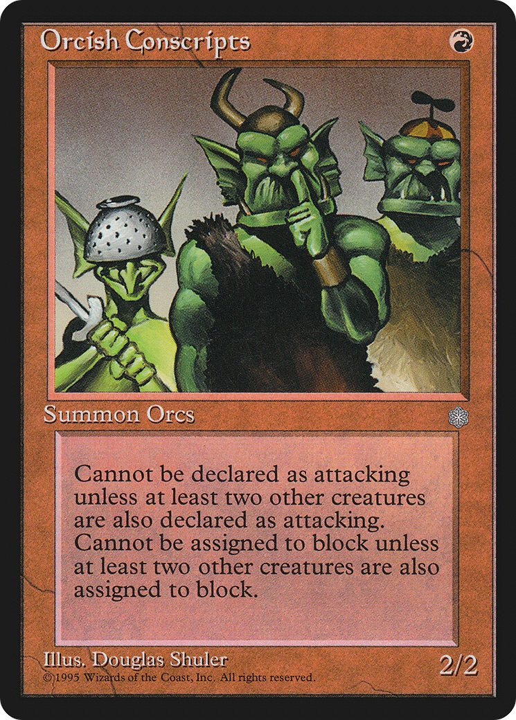 {C} Orcish Conscripts [Ice Age][ICE 206]