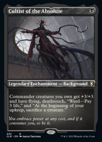 {R} Cultist of the Absolute (Foil Etched) [Commander Legends: Battle for Baldur's Gate][CLB 495]