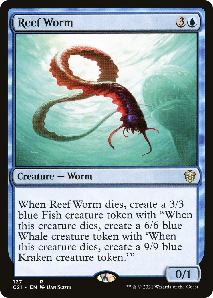 {R} Reef Worm [Commander 2021][C21 127]