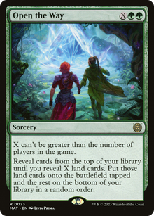{R} Open the Way [March of the Machine: The Aftermath][MAT 023]