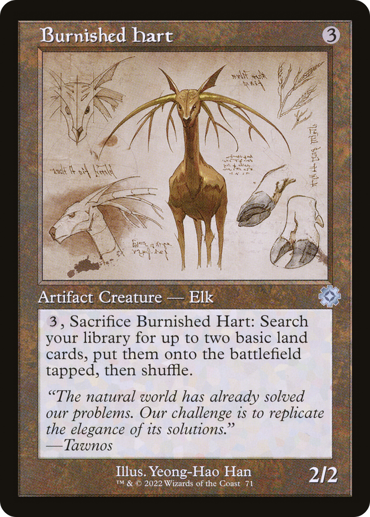 {C} Burnished Hart (Retro Schematic) [The Brothers' War Retro Artifacts][BRR 071]