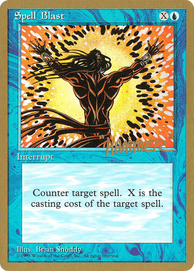 {C} Spell Blast (Shawn "Hammer" Regnier) [Pro Tour Collector Set][GB PTC SHR103]