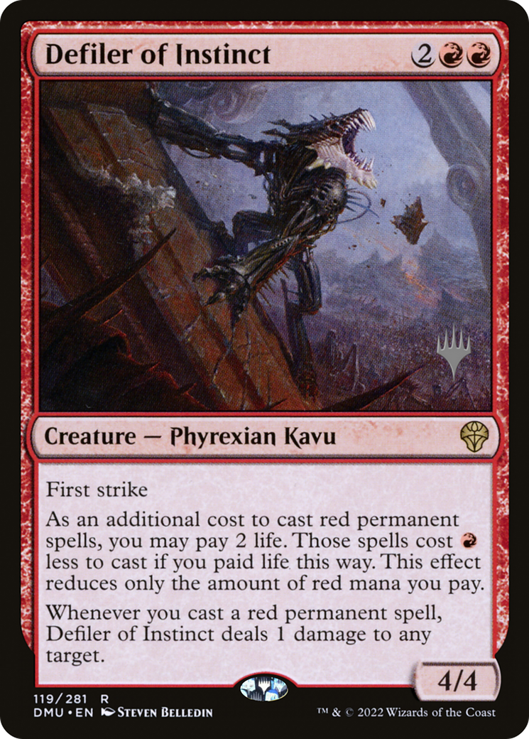 {R} Defiler of Instinct (Promo Pack) [Dominaria United Promos][PP DMU 119]