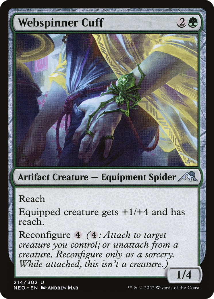 {C} Webspinner Cuff [Kamigawa: Neon Dynasty][NEO 214]