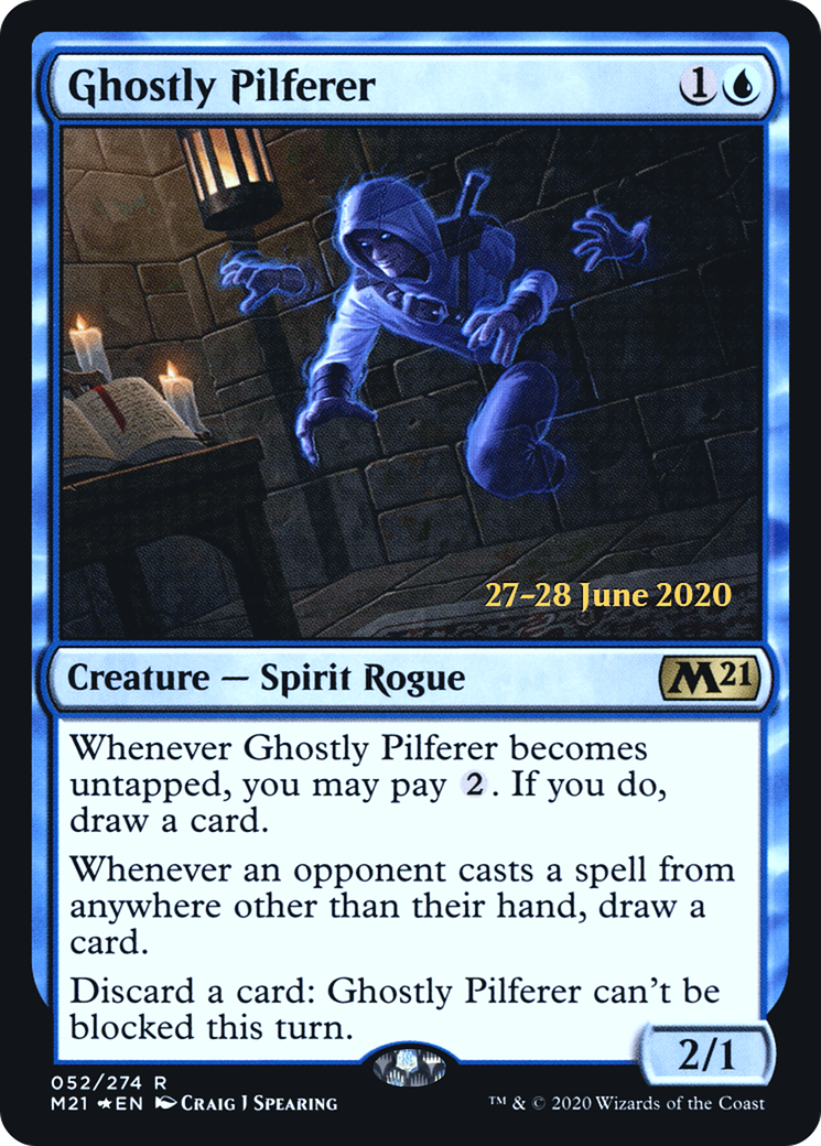 {R} Ghostly Pilferer [Core Set 2021 Prerelease Promos][PR M21 052]