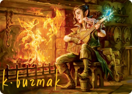 {A} Wish Art Card (Gold-Stamped Signature) [Dungeons & Dragons: Adventures in the Forgotten Realms Art Series][GS AAFR 050]