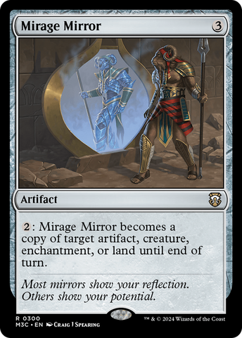 {R} Mirage Mirror (Ripple Foil) [Modern Horizons 3 Commander][RPF M3C 300]