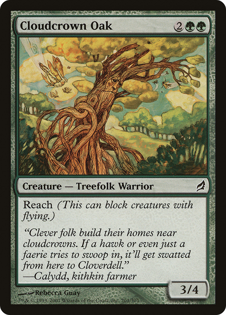 {C} Cloudcrown Oak [Lorwyn][LRW 201]