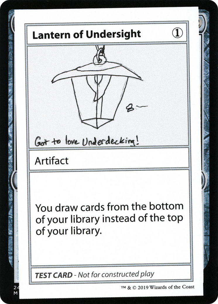 {R} Lantern of Undersight (2021 Edition) [Mystery Booster Playtest Cards][CMB1 106]