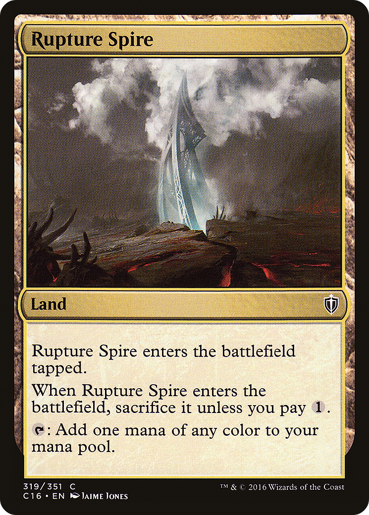 {C} Rupture Spire [Commander 2016][C16 319]