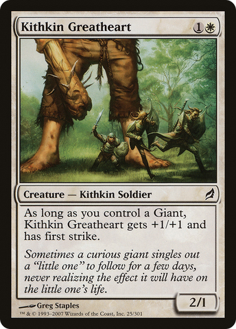 {C} Kithkin Greatheart [Lorwyn][LRW 025]