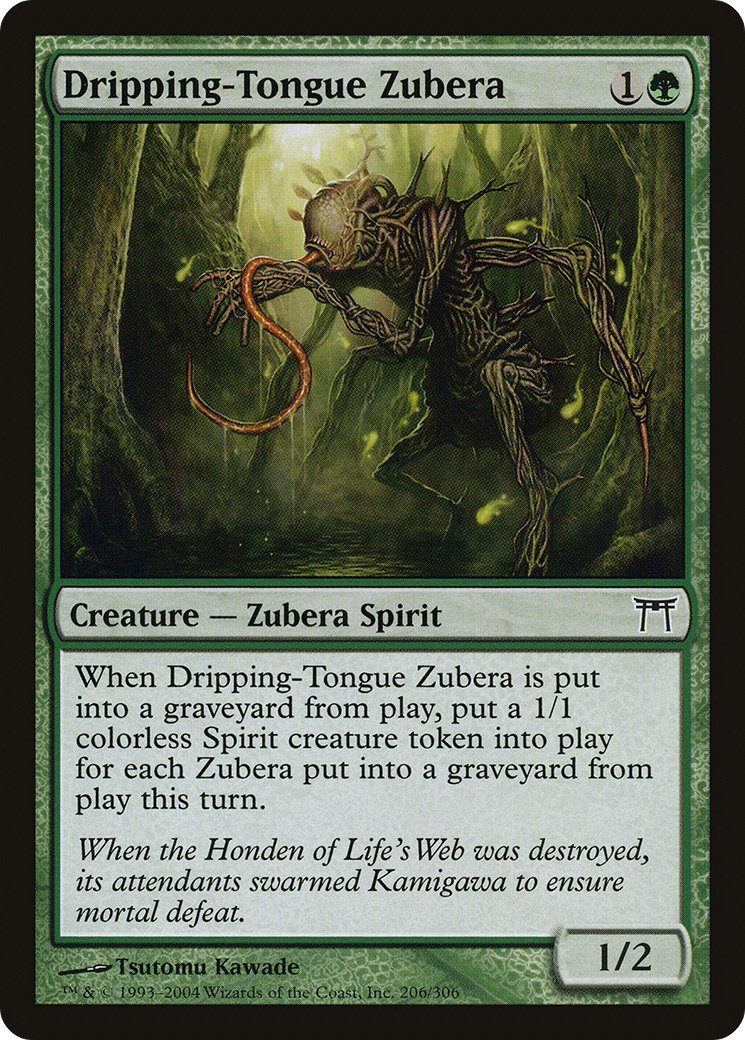 {C} Dripping-Tongue Zubera [Champions of Kamigawa][CHK 206]
