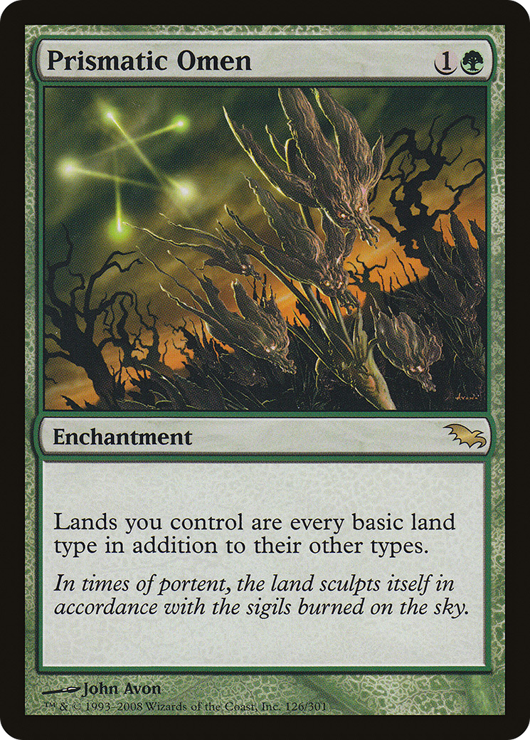 {R} Prismatic Omen [Shadowmoor][SHM 126] - Misty Mountain Games