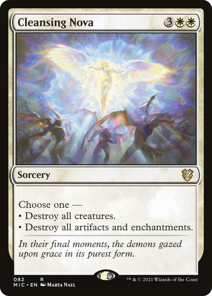 {R} Cleansing Nova [Innistrad: Midnight Hunt Commander][MIC 082]