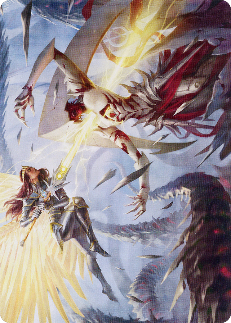 {A} Elspeth's Smite Art Card [March of the Machine Art Series][AMOM 005]