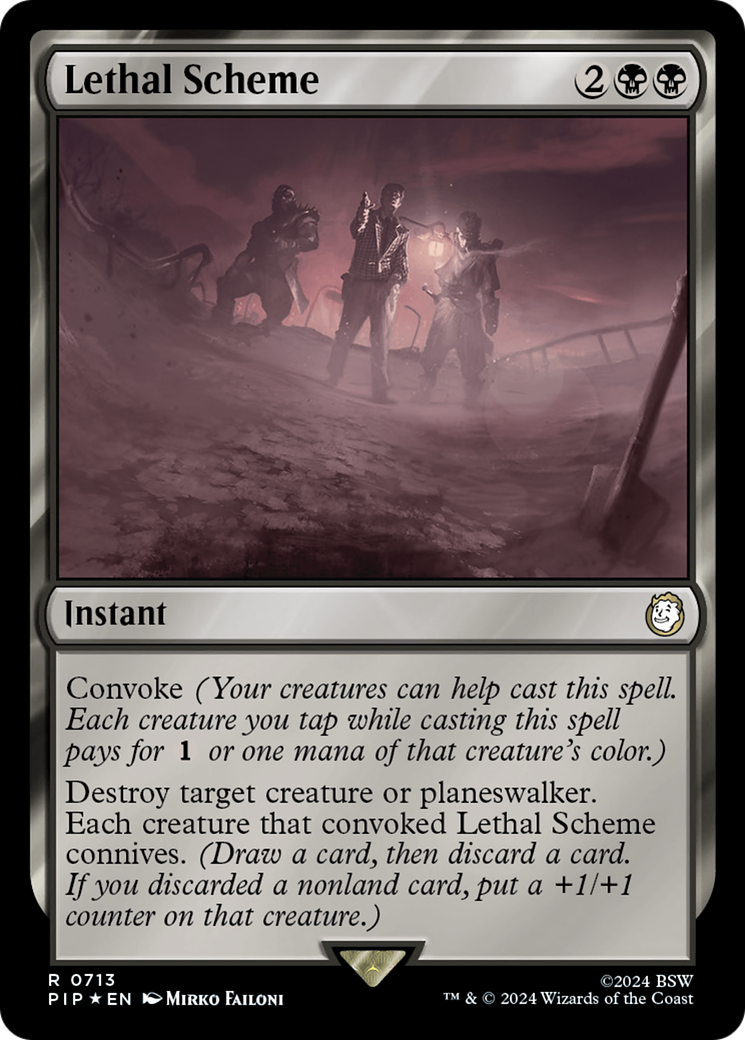 {R} Lethal Scheme (Surge Foil) [Fallout][PIP 713]