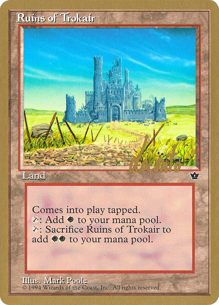 {C} Ruins of Trokair (Michael Loconto) [Pro Tour Collector Set][GB PTC ML100]