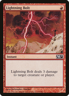 {C} Lightning Bolt [Magic 2011][M11 149]