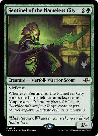 {@R} Sentinel of the Nameless City (Promo Pack) [The Lost Caverns of Ixalan Promos][PP LCI 211]