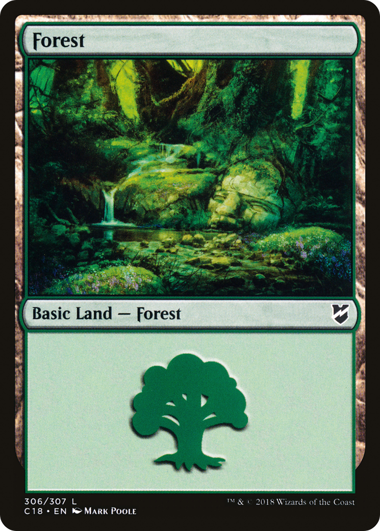 {B}[C18 306] Forest (306) [Commander 2018]