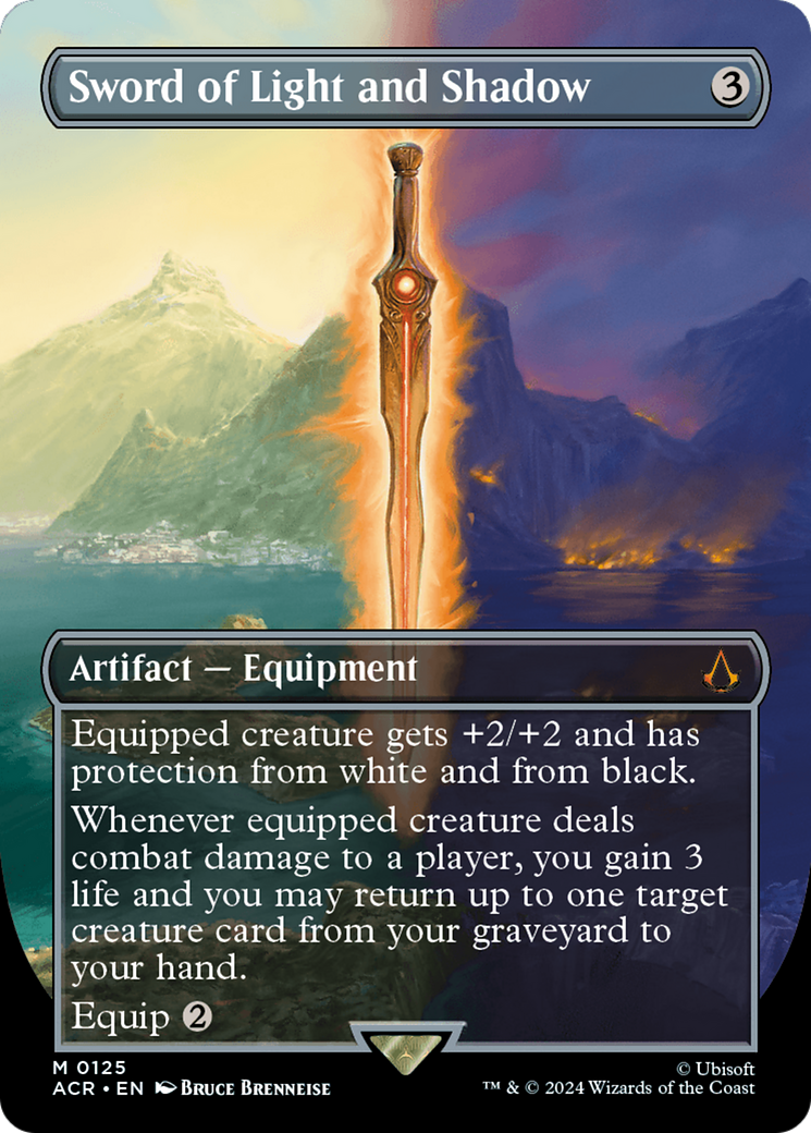 {R} Sword of Light and Shadow (Borderless) [Assassin's Creed][ACR 125]