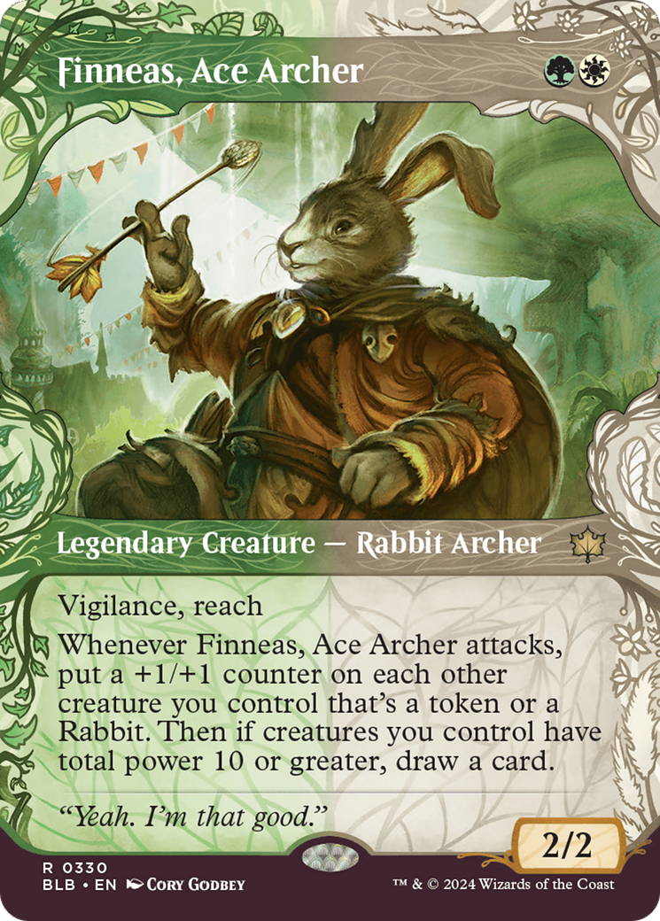 {@R} Finneas, Ace Archer (Showcase) [Bloomburrow][BLB 330]