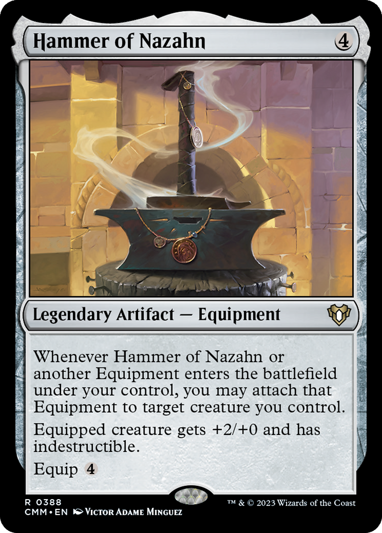 {R} Hammer of Nazahn [Commander Masters][CMM 388]