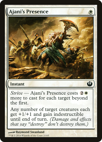 {C} Ajani's Presence [Journey into Nyx][JOU 002]