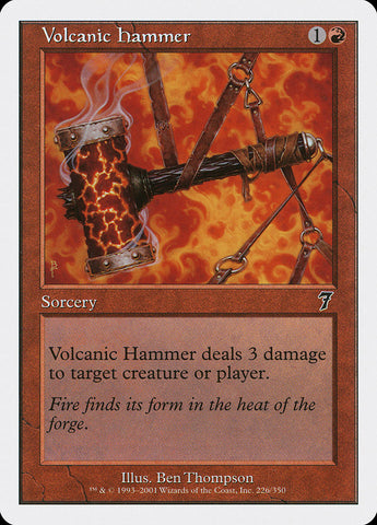 {C} Volcanic Hammer [Seventh Edition][7ED 226]