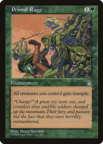 {C} Primal Rage [Stronghold][STH 112]