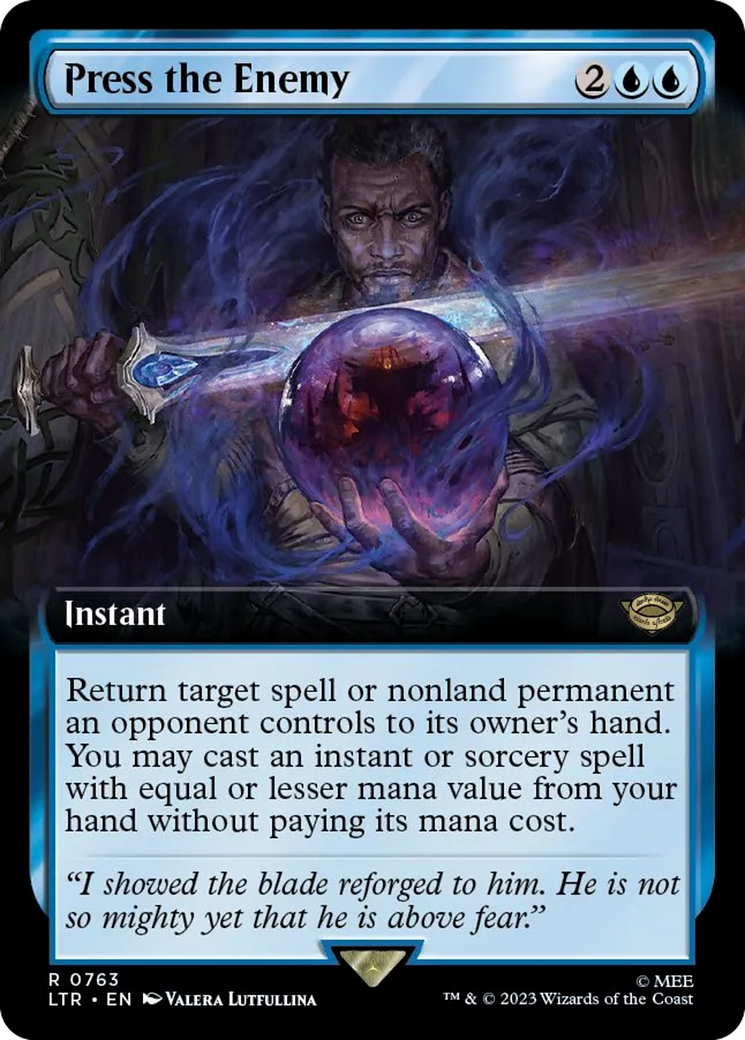 {R} Press the Enemy (Extended Art) [The Lord of the Rings: Tales of Middle-Earth][LTR 763]