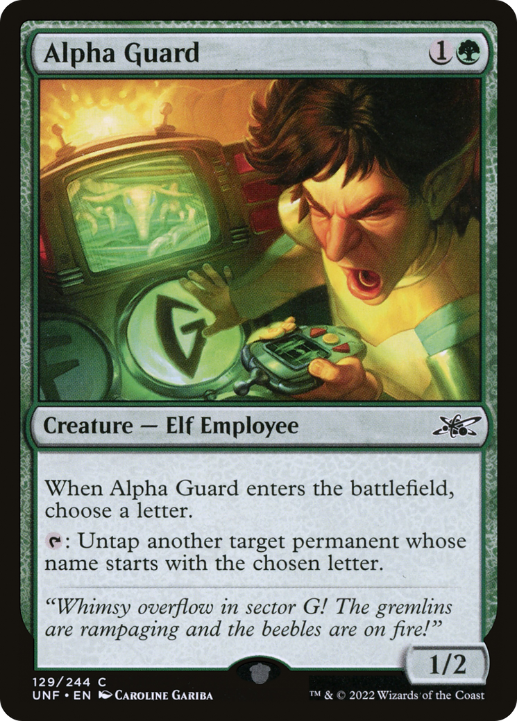 {C} Alpha Guard [Unfinity][UNF 129]