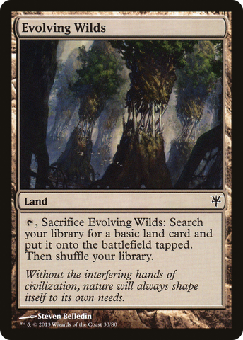{C} Evolving Wilds [Duel Decks: Sorin vs. Tibalt][DDK 033]