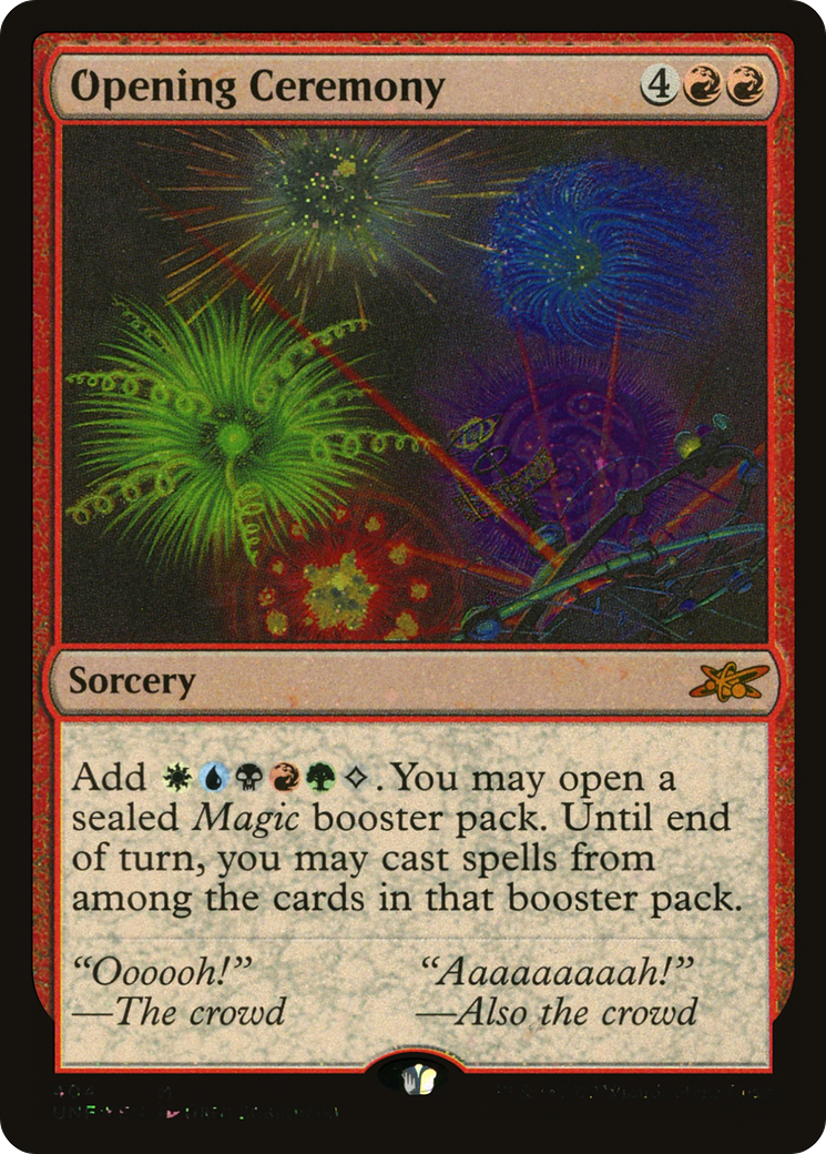 {R} Opening Ceremony (Galaxy Foil) [Unfinity][UNF 404]