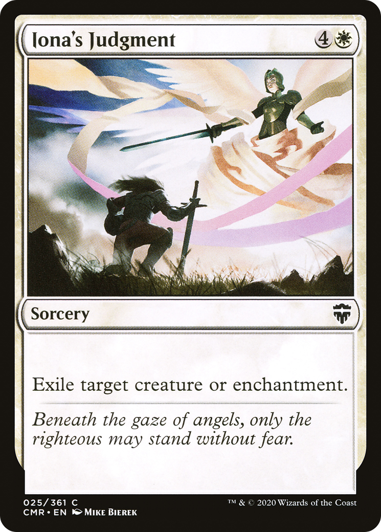 {C} Iona's Judgment [Commander Legends][CMR 025]