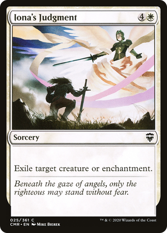 {C} Iona's Judgment [Commander Legends][CMR 025]