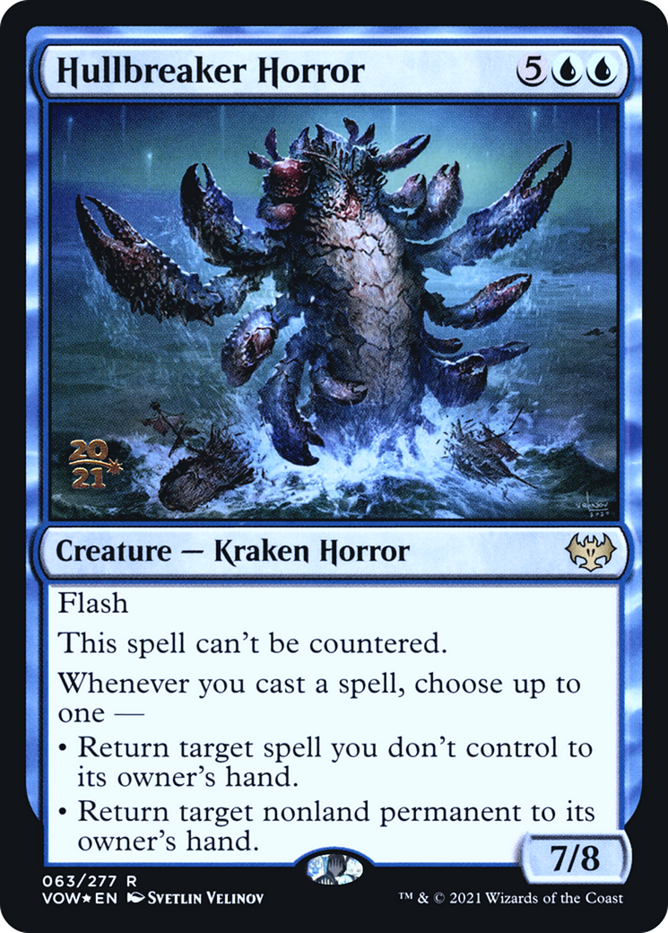 {R} Hullbreaker Horror [Innistrad: Crimson Vow Prerelease Promos][PR VOW 063]