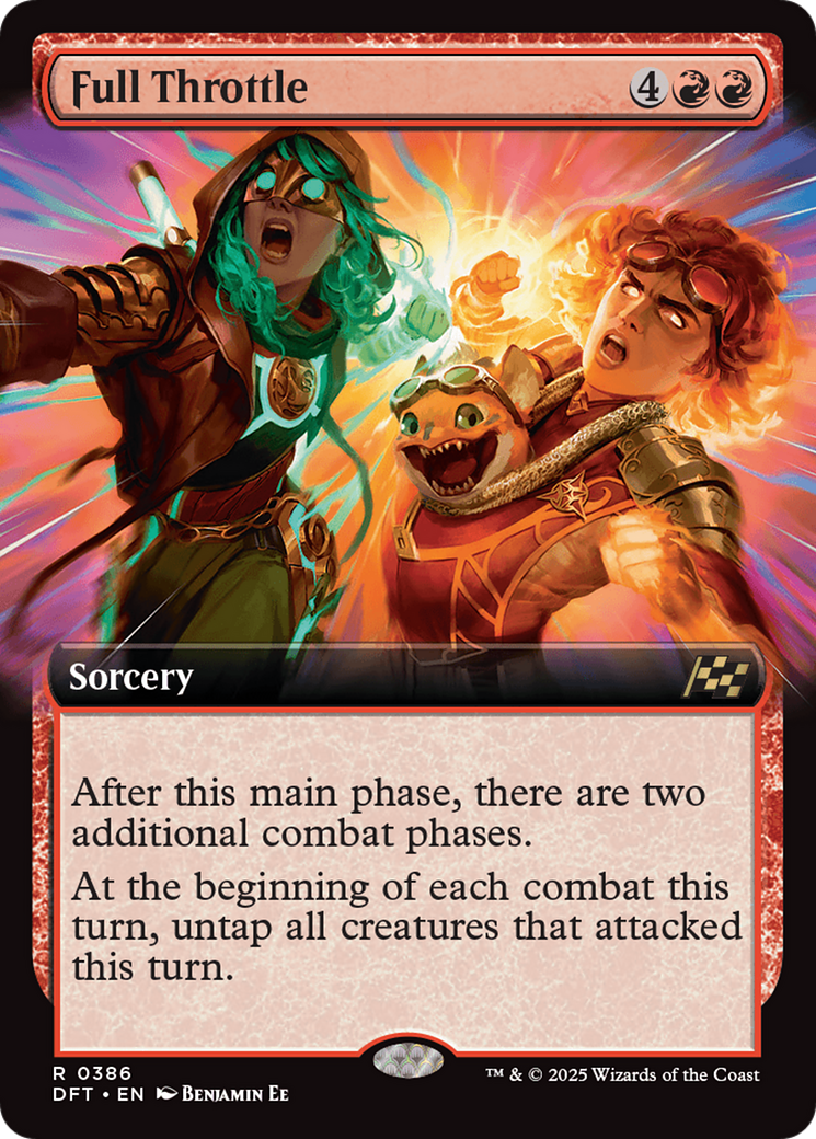 {@R} Full Throttle (Extended Art) [Aetherdrift][DFT 386]