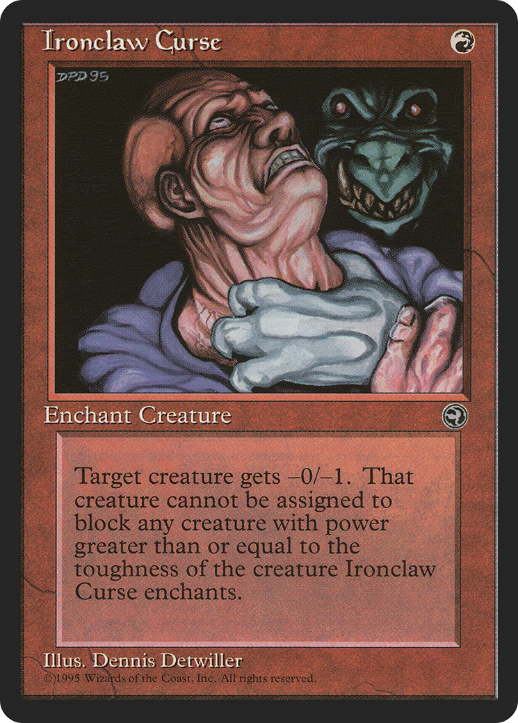 {R} Ironclaw Curse [Homelands][HML 076]