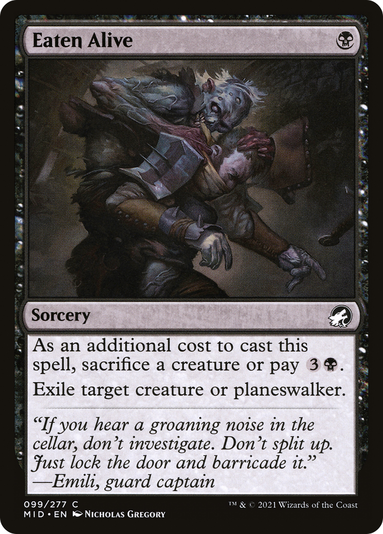 {C} Eaten Alive [Innistrad: Midnight Hunt][MID 099]