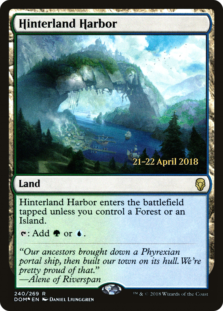 {R} Hinterland Harbor [Dominaria Prerelease Promos][PR DOM 240]